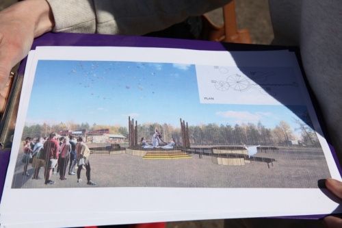 В центре Ярославля начали строить парк с арт-зоной и фуд-кортом