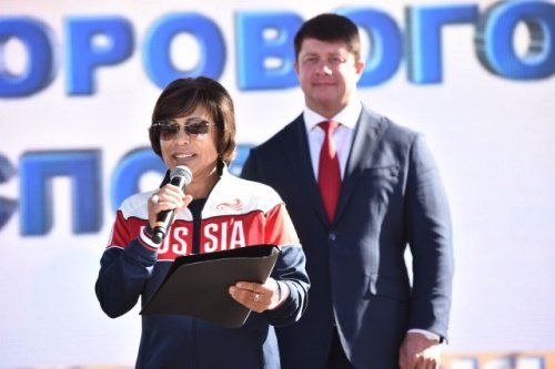 Ирина Роднина открыла всероссийский фестиваль дворового спорта «Ярзарядкой»