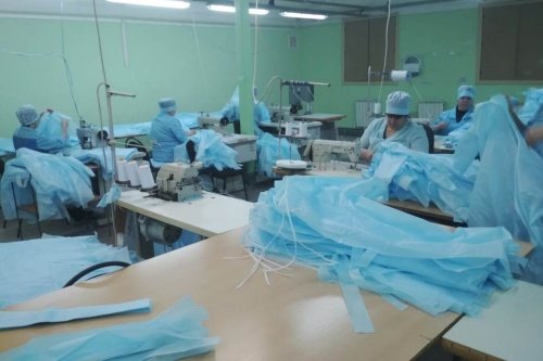 В Гаврилов-Яме начали делать медицинские изделия из нетканых материалов