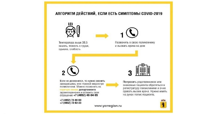 Что делать, если есть симптомы коронавируса: алгоритм