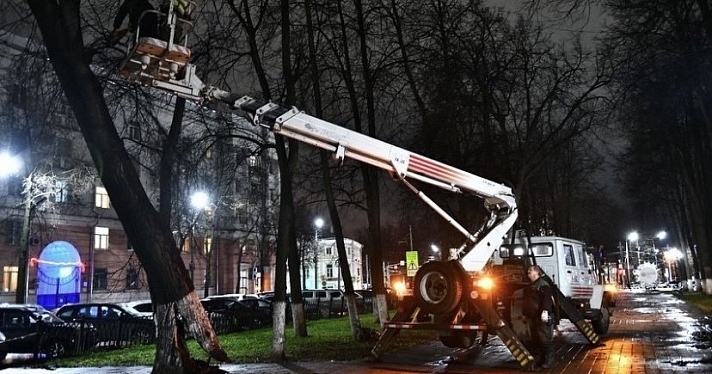В Ярославле устранили последствия сильного ветра