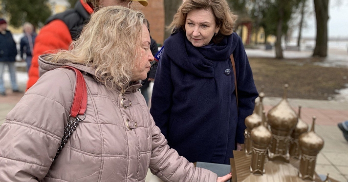В Угличе открыли тактильную модель церкви царевича Димитрия на Крови_209962