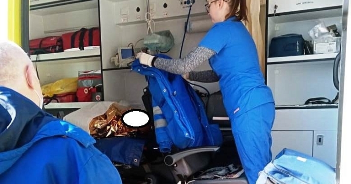 В Рыбинске МЧС спасли тонущего рыбака_180144