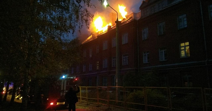 В Красноперекопском районе Ярославля случился пожар_124526