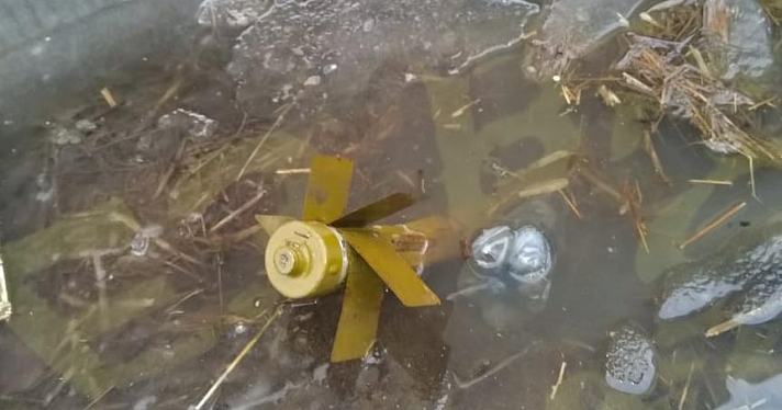 В поселке Ивняки обнаружили опасный боеприпас